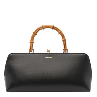 Jil Sander 小款 Goji Bamboo 竹節包 黑色