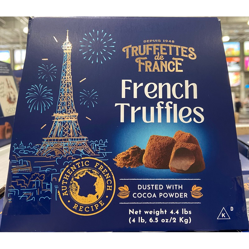 🎉現貨特價！Truffettes de France  松露造型巧克力風味球 1公斤X2入-吉兒好市多COSTCO代購