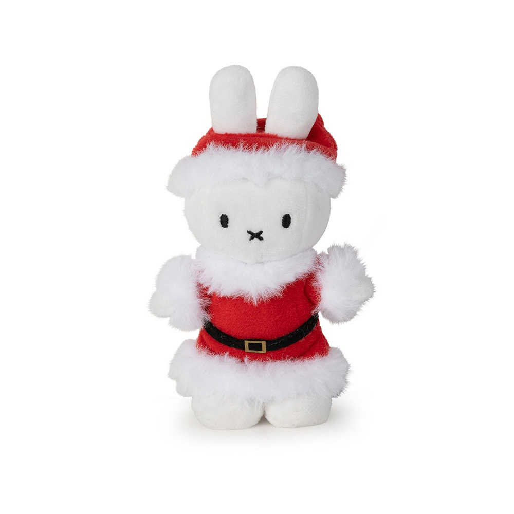 【荷蘭BON TON TOYS】Miffy米菲兔玩偶14cm-雪花聖誕兔《屋外生活》
