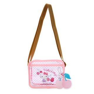 Sanrio 三麗鷗 兒童用透明斜揹包外出組 (附手帕) Hello Kitty 071943