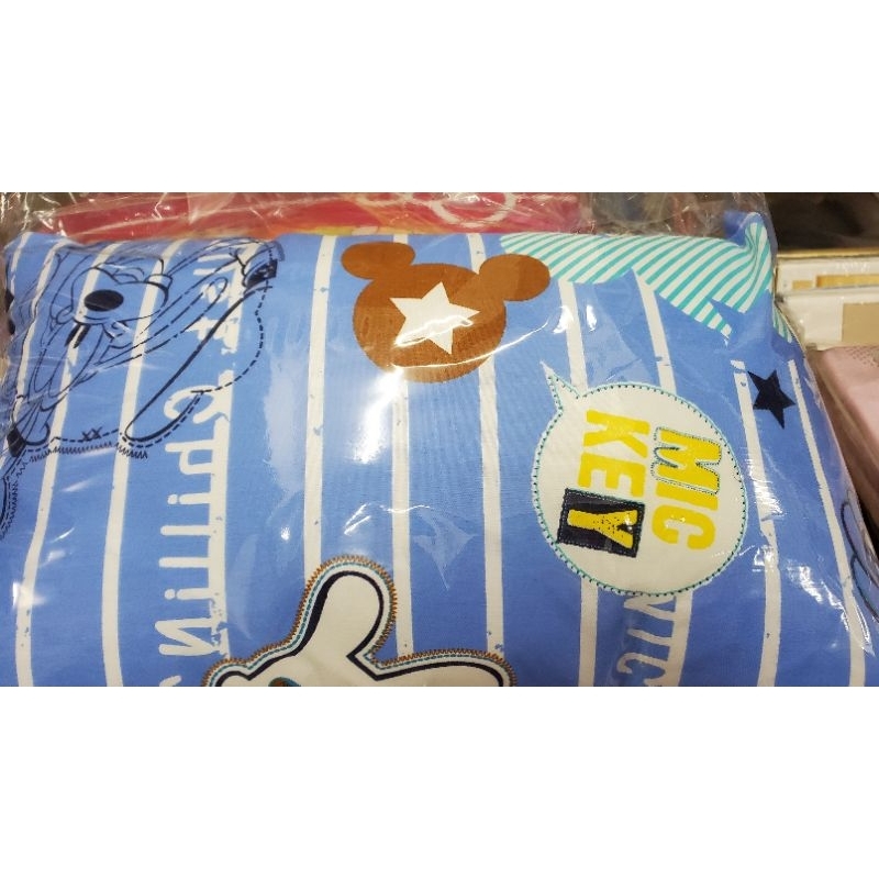 正版卡通台灣製兒童枕頭(枕套+枕心)可愛米奇可愛維尼午睡小枕頭