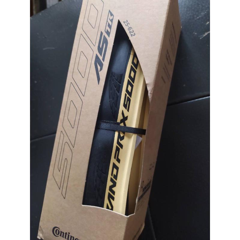 馬牌 continental GP5000 AS TR 公路車無內胎輪胎 700x25C Cream 奶油色