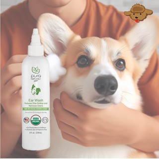 ❖三吉米熊❖【清爽潔耳液 | 美國斐莉寶】PURE NATURAL PET清除耳垢 液態清耳液/狗貓適用✤有機