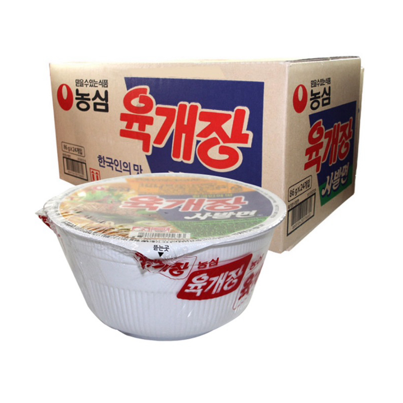 現貨～韓國代購🇰🇷 Nongshim 農心 辣牛肉湯麵 ㄧ箱24入 一單最多下單一箱（全家出貨）