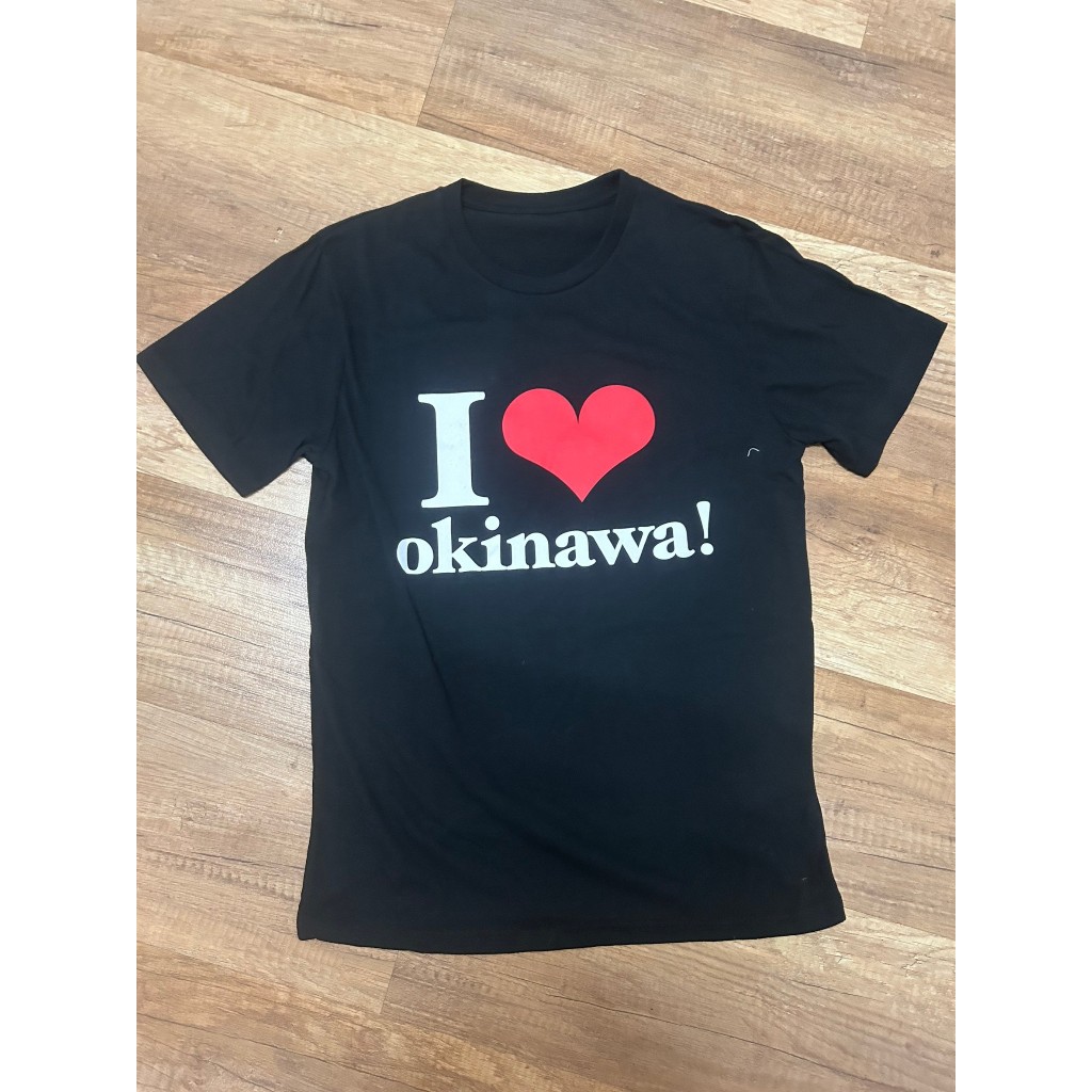 [全新末使用] Namie Amuro 安室奈美惠 I LOVE OKINAWA黑 T-Shirt