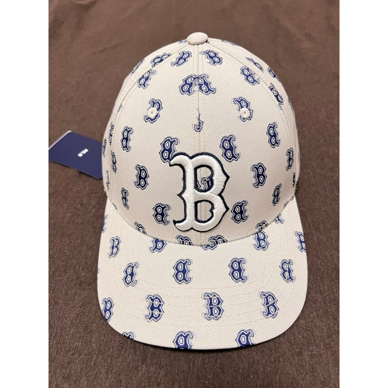 MLB 滿版波士頓紅襪隊logo鴨舌帽