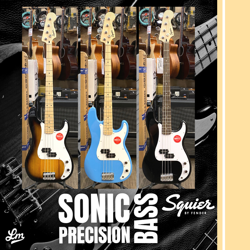 【LIKE MUSIC】入門首選 贈配件 Squier Sonic Precision 電貝斯 P Bass 公司貨
