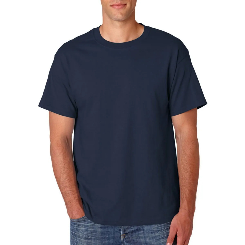 Hanes 5180 Beefy-T  經典 重磅 圓筒 圓領 短袖 上衣 T恤 藏青色 S