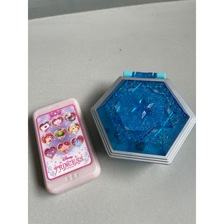 日本 Takara Tomy 冰雪奇緣2 閃亮音樂飾品盒 日本Disney 公主手機