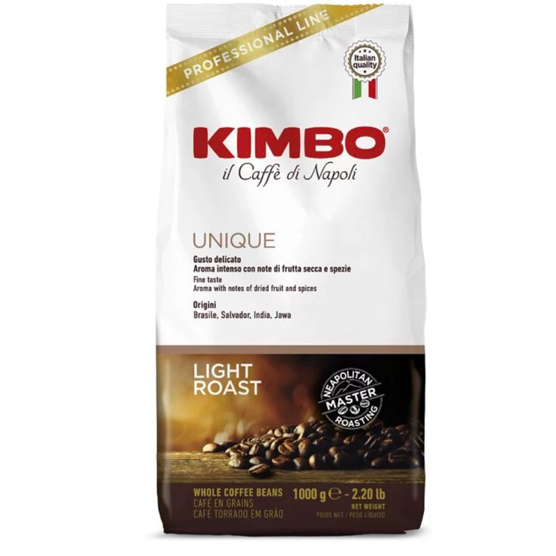 【春宇】 KIMBO金寶咖啡 Unique 淺培頂級咖啡豆 1000g