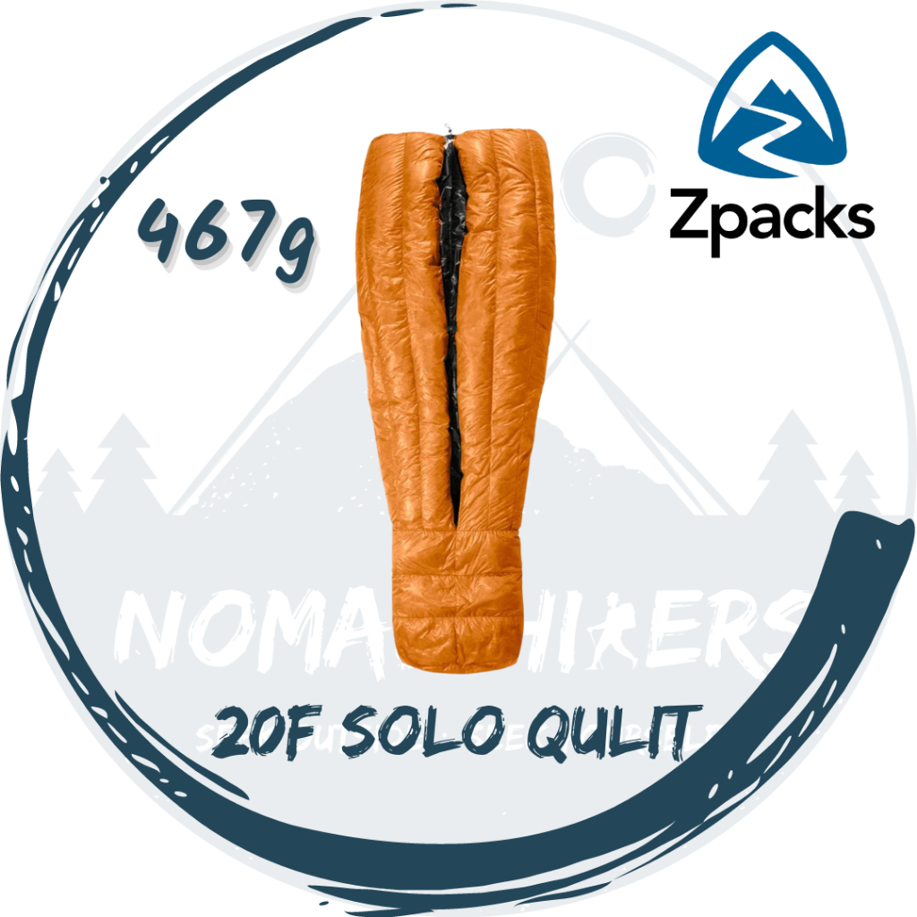 【游牧行族】*預購*Zpacks 20F Solo Qulit 467g 超輕量 無底羽絨被 登山野營 羽絨睡袋 輕量化