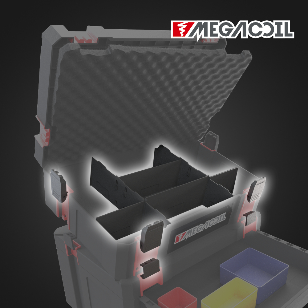 【MEGACOIL】隔板 卡扣 工具箱配件 零件收納 收納盒 系統式工具箱 工具收納 工具配件盒
