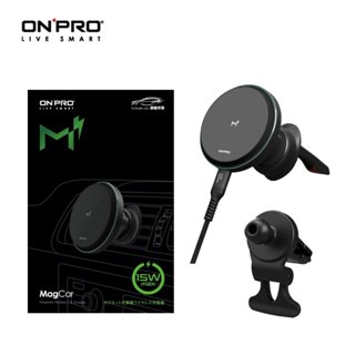 ONPRO MagCar™ 15W 車用磁吸式無線充電器 MagSafe磁吸 無線充電 車用充電