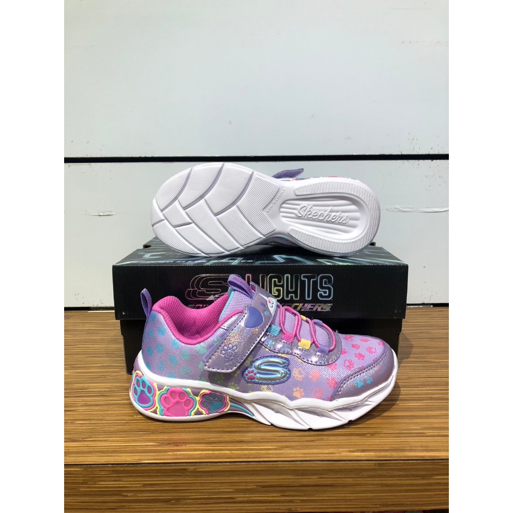【清大億鴻】SKECHERS PRETTY PAWS 女童運動鞋 紫色319301LLVMT