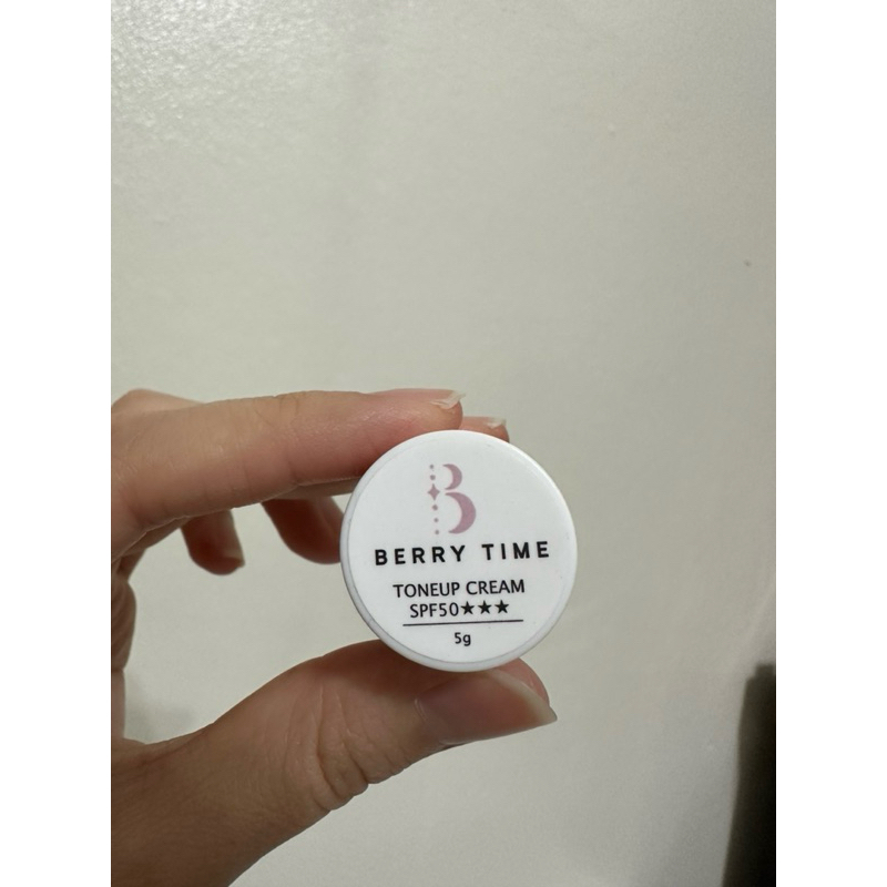 (全新) Berry Time 初生肌校色 潤色防曬霜5g 試用品
