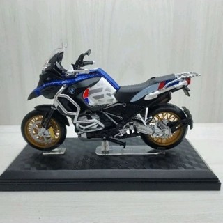全新盒裝~1:12~寶馬 BMW R1250 GS 藍白色 重型機車模型