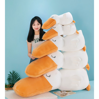 ❤️臺灣現貨❤️【5尺寸】長嘴鴨子睡覺抱枕 小鴨子娃娃 鴨鴨靠墊 絨毛玩偶 娃娃 生日禮物【開立發票】