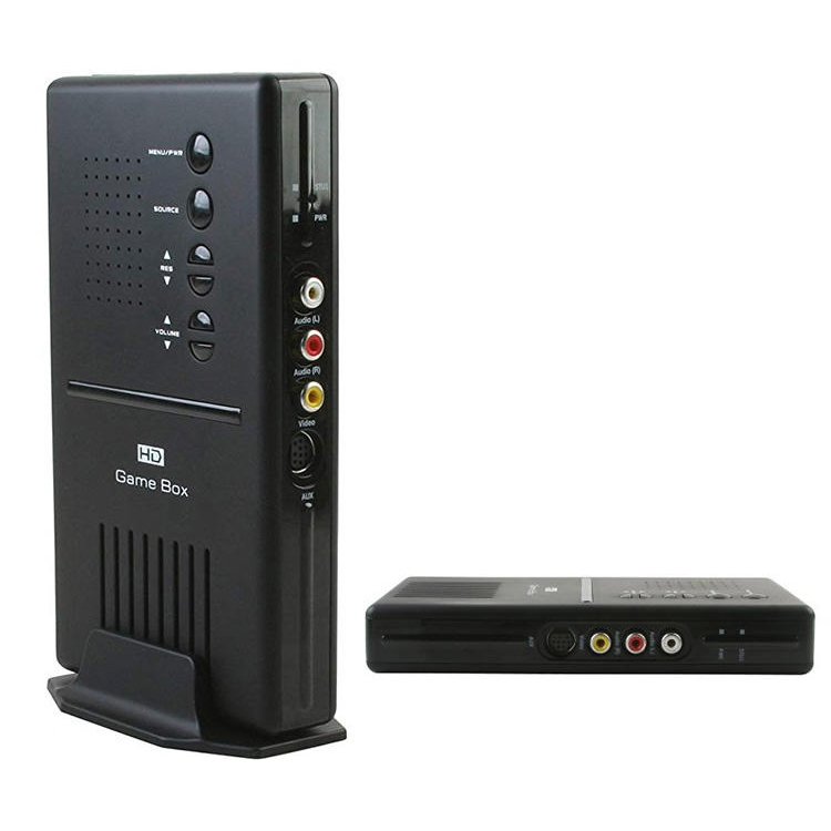 易控王 訊號轉換器 AV轉VGA 色差轉VGA 1080P/HD GAME BOX(50-506-04)