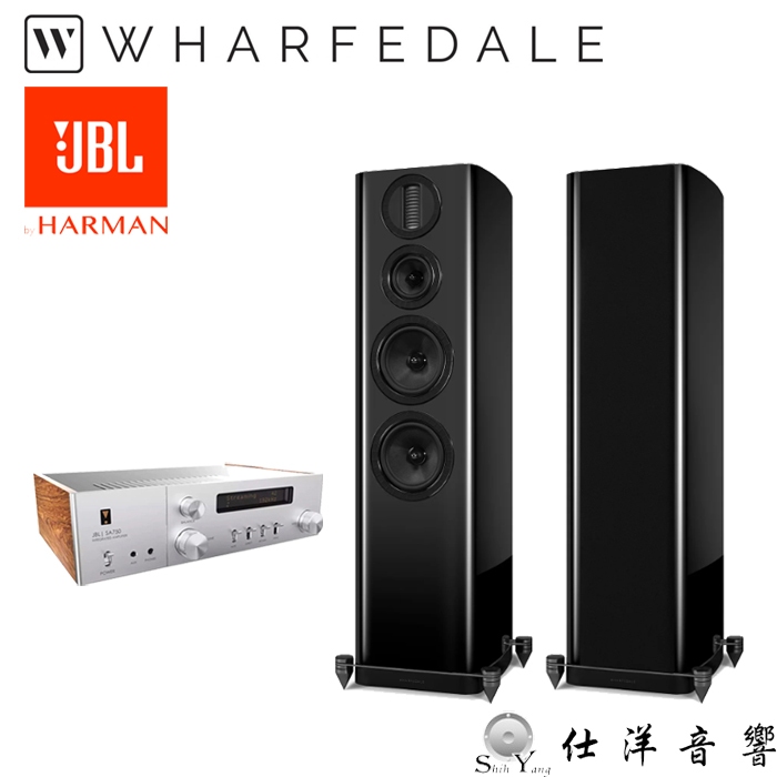 JBL SA750 串流綜合擴大機+ Wharfedale AURA 4 落地喇叭 公司貨保固