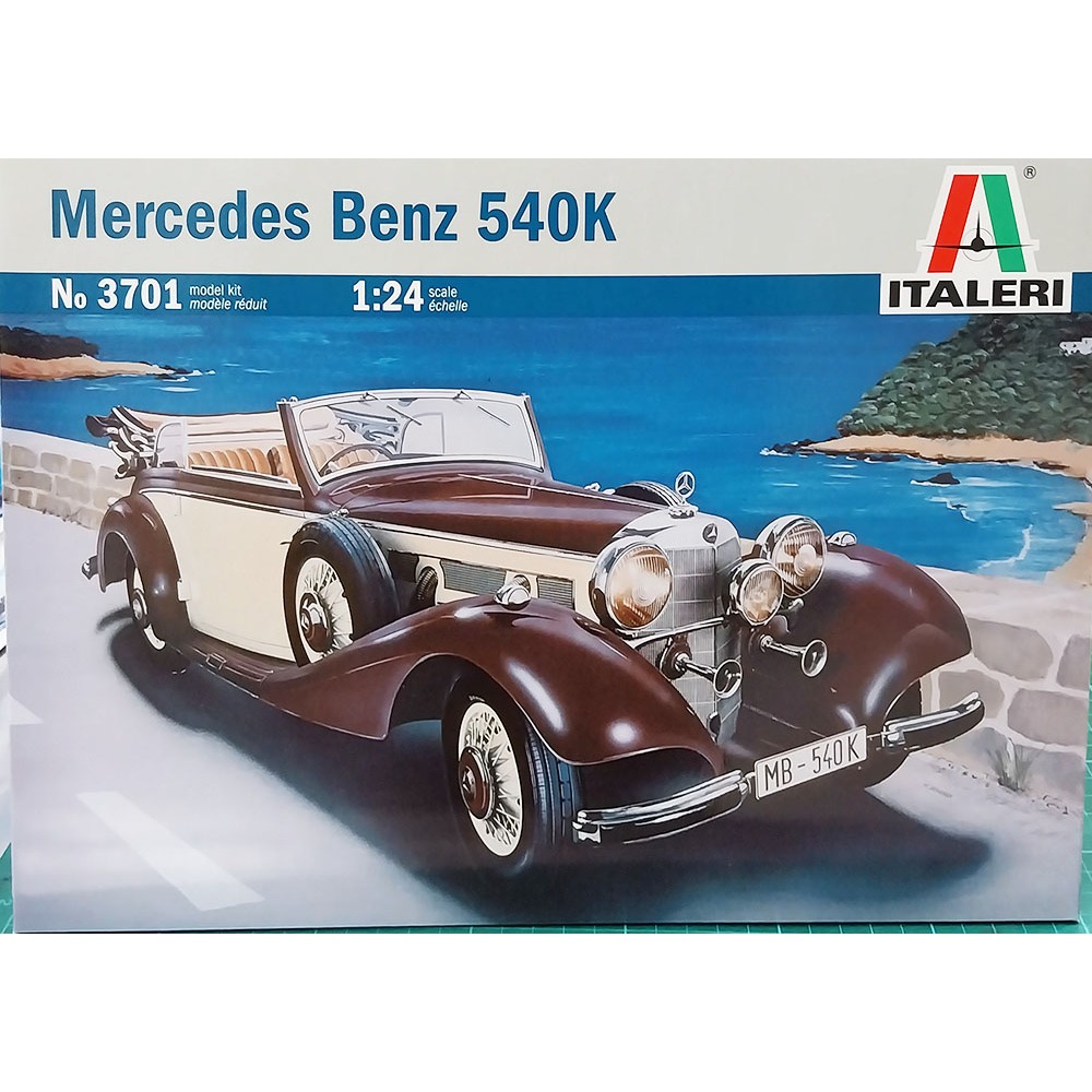 【新田模型】ITALERI 伊達雷利 3701 1/24 Mercedes Benz 540K 梅賽德斯 賓士 古董車