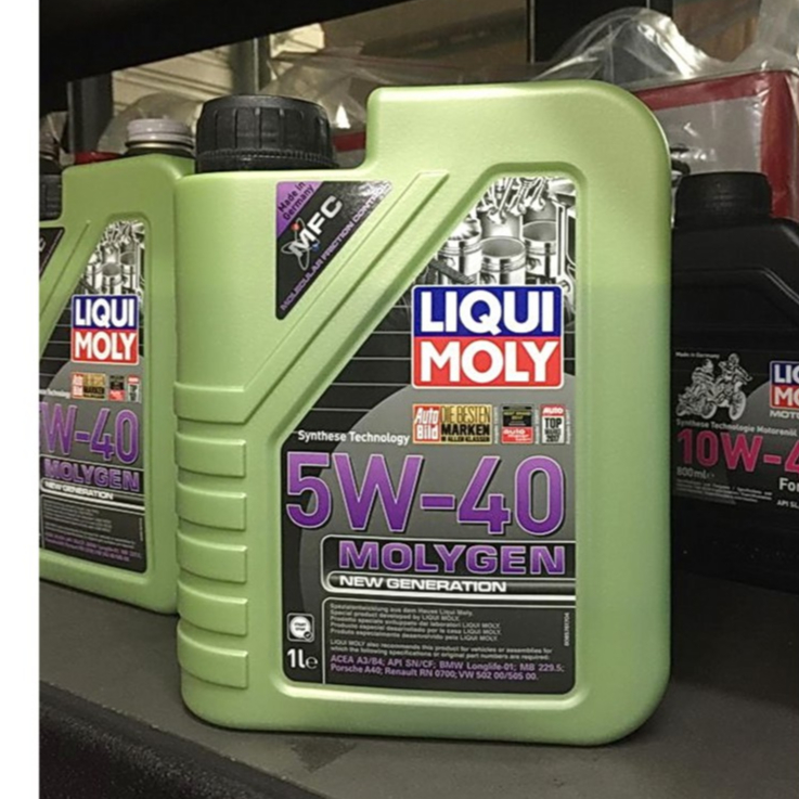 MFC【油品味】LIQUI MOLY 5W40 5w40 MOLYGEN 液態鉬 力魔 汽車機油 1L