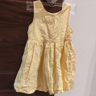 Ralph Lauren baby girl dress 18M 童裝洋裝 黃色 黃格子
