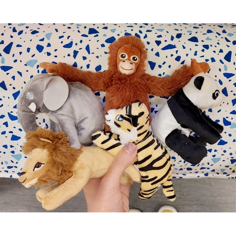 [ikea正版代購] 猩猩現貨中🦧DJUNGELSKOG填充玩具/填充娃娃-獅子.老虎.大象.熊貓.猩猩 小猩猩 小猴子