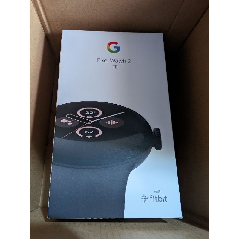 全新 google pixel watch 2 lte 未拆封 lte版 霧黑色 watch2