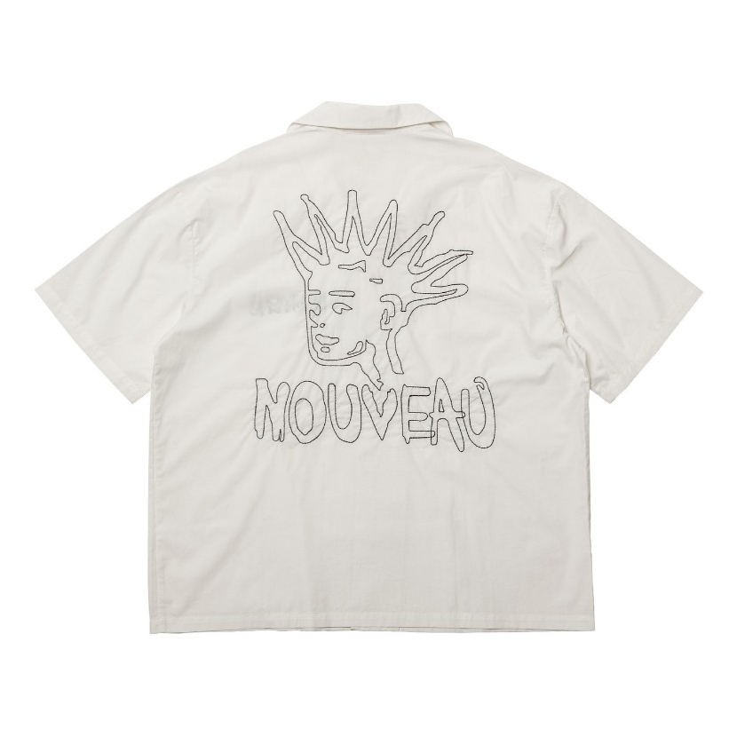 NOUVEAU "LOOSE SHIRT WITH EMBROIDERY" | 刺蝟頭
