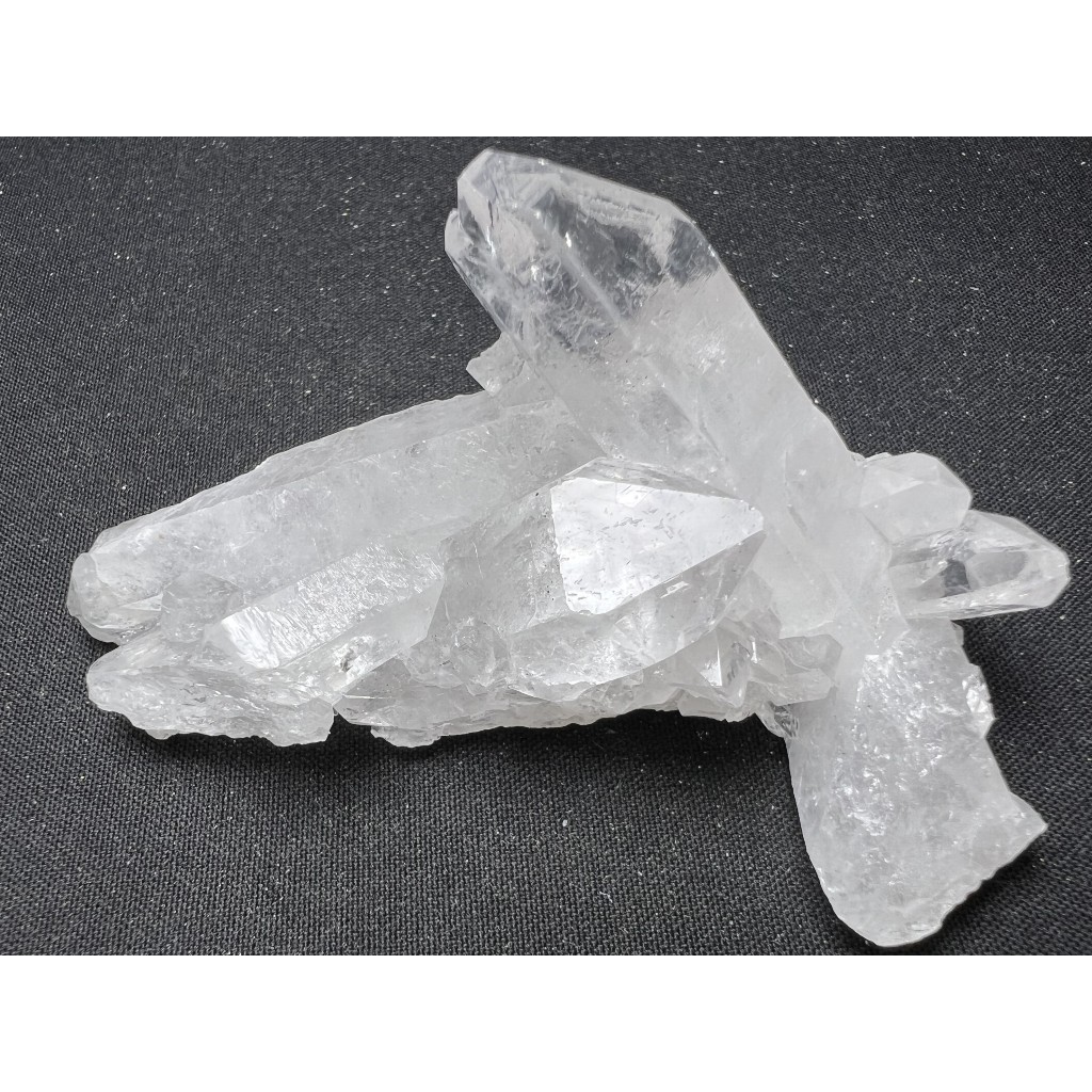 巴西 天然水晶 白水晶簇 晶簇 資料庫水晶 白水晶 原礦 No.85