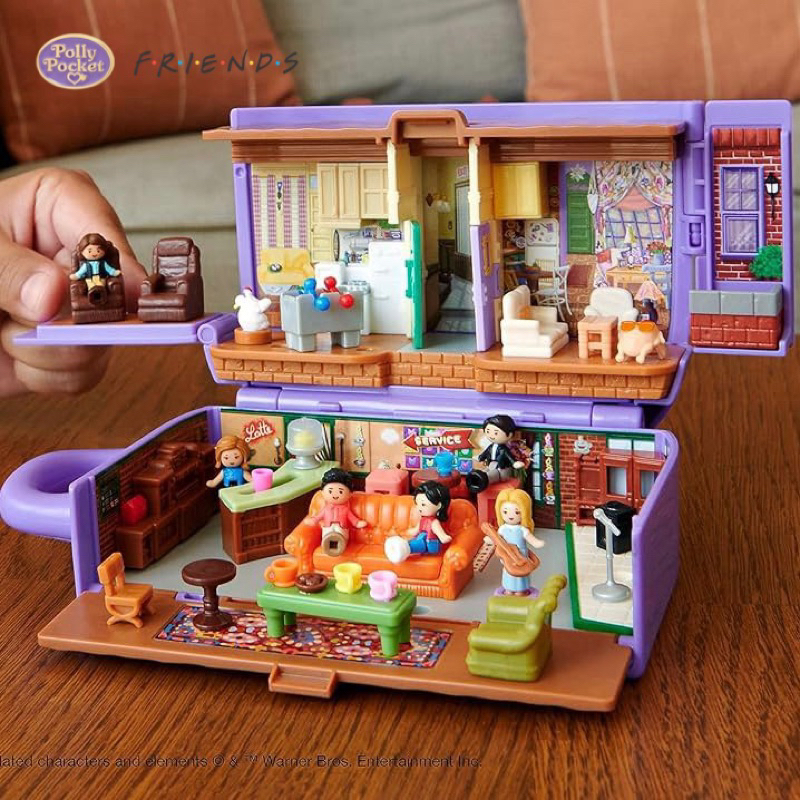 ｜現貨｜六人行 口袋波莉 Polly pocket Friends 老友記 咖啡館玩具寶盒 Central Park