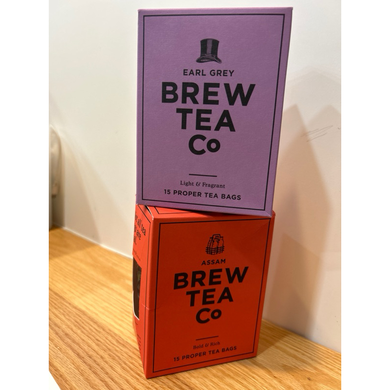 英國Brew Tea Co🇬🇧英式EARL GREY, Assam ｜立體茶包｜真茶葉