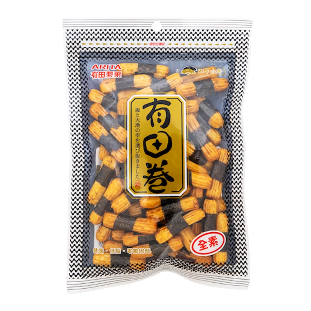 【有田製菓】海苔小卷便利包(50g/包)X12包/箱 全素【一張訂單限購兩箱】