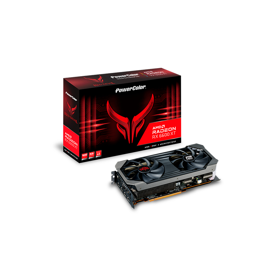 [近全新][免運]PowerColor RX 6600 XT Red Devil 8GB OC 紅魔