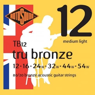 Rotosound Tru Bronze 12-54 英製木吉他青銅弦 TB12