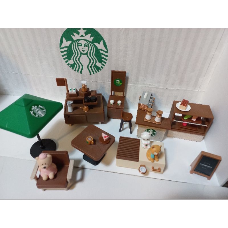 【星巴克驚喜】-現貨! Starbucks 咖啡器具迷你模型