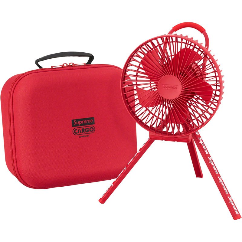 SUPREME x CARGO FW23 CONTAINER ELECTRIC FAN 小型 電風扇 (紅色) 化學原宿