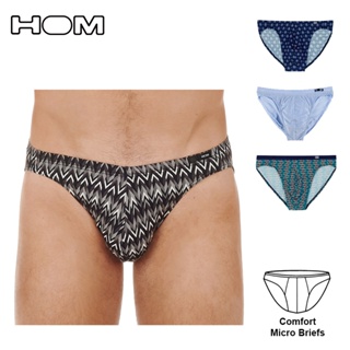 [ HOM ] 法國品牌 Comfort Micro Briefs 男三角褲 時尚印花 內褲 百貨專櫃 新色上市