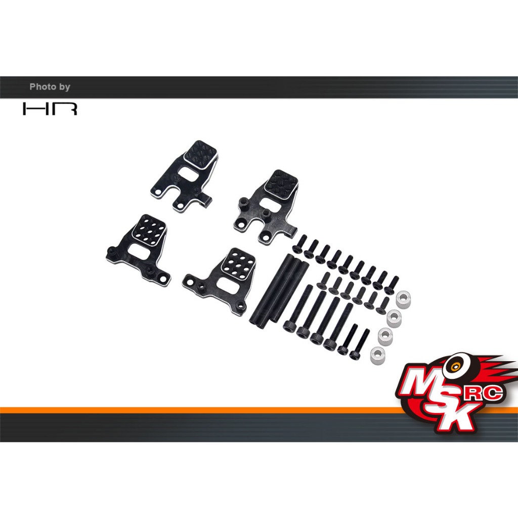 ~MSK RC~ Hot Racing 編號TRXM28M01 改裝 1/18 TRX4M 鋁合金多孔避震器支架