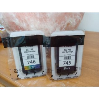 裸裝黑+彩CANON PG-745+ CL-746原廠墨水匣iP2870/MG2470/MG2570/MG2970-2