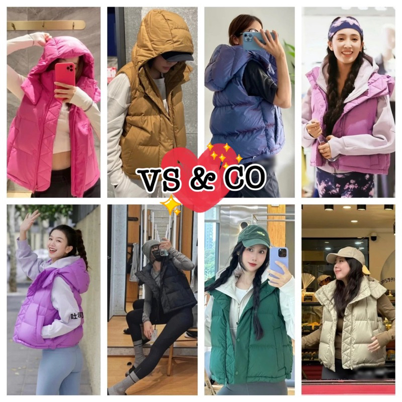 💖VS &amp; CO💖美國outlet代購 Lululemon加厚款羽絨背心90%白鵝絨保暖馬卡龍系列羽絨背心外套