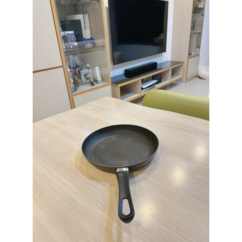 （🩵使用約一年/二手）丹麥 SCANPAN 思康鍋 單柄平底鍋 炒鍋 無蓋 24cm