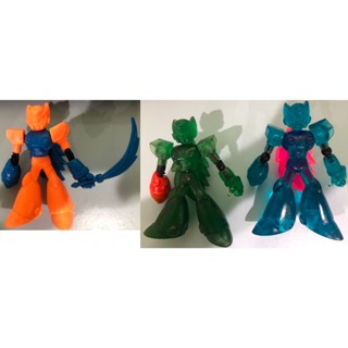 洛克人 X3 傑洛 早期 可動 公仔 透明 模型 懷舊 復古 水晶 玩具 Zero Rockman Megaman