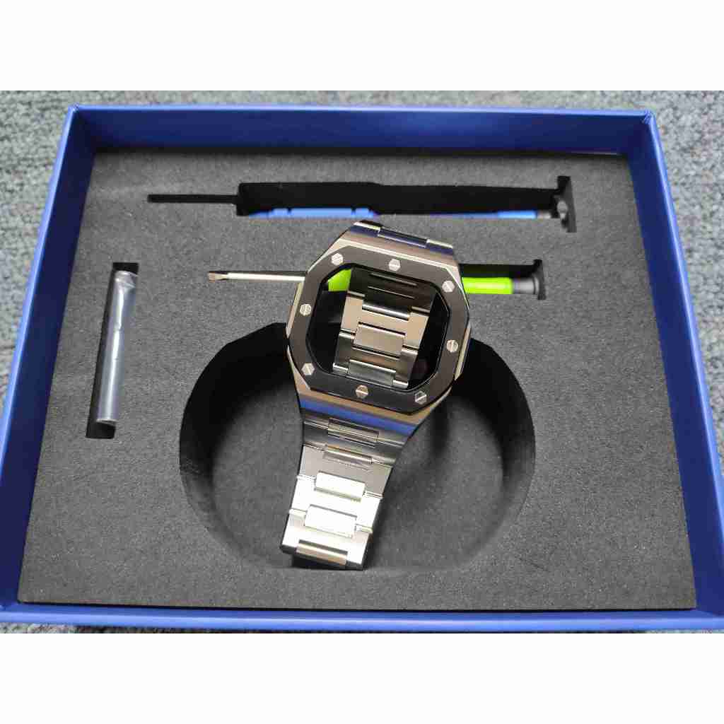 頂級 dw5600 一體式 不鏽鋼 錶殼 錶帶 casio 卡西歐 dw5610 5600 5610 皇家橡樹 類 ap