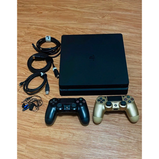 ps4 slim 1TB+雙手把+全遊戲片