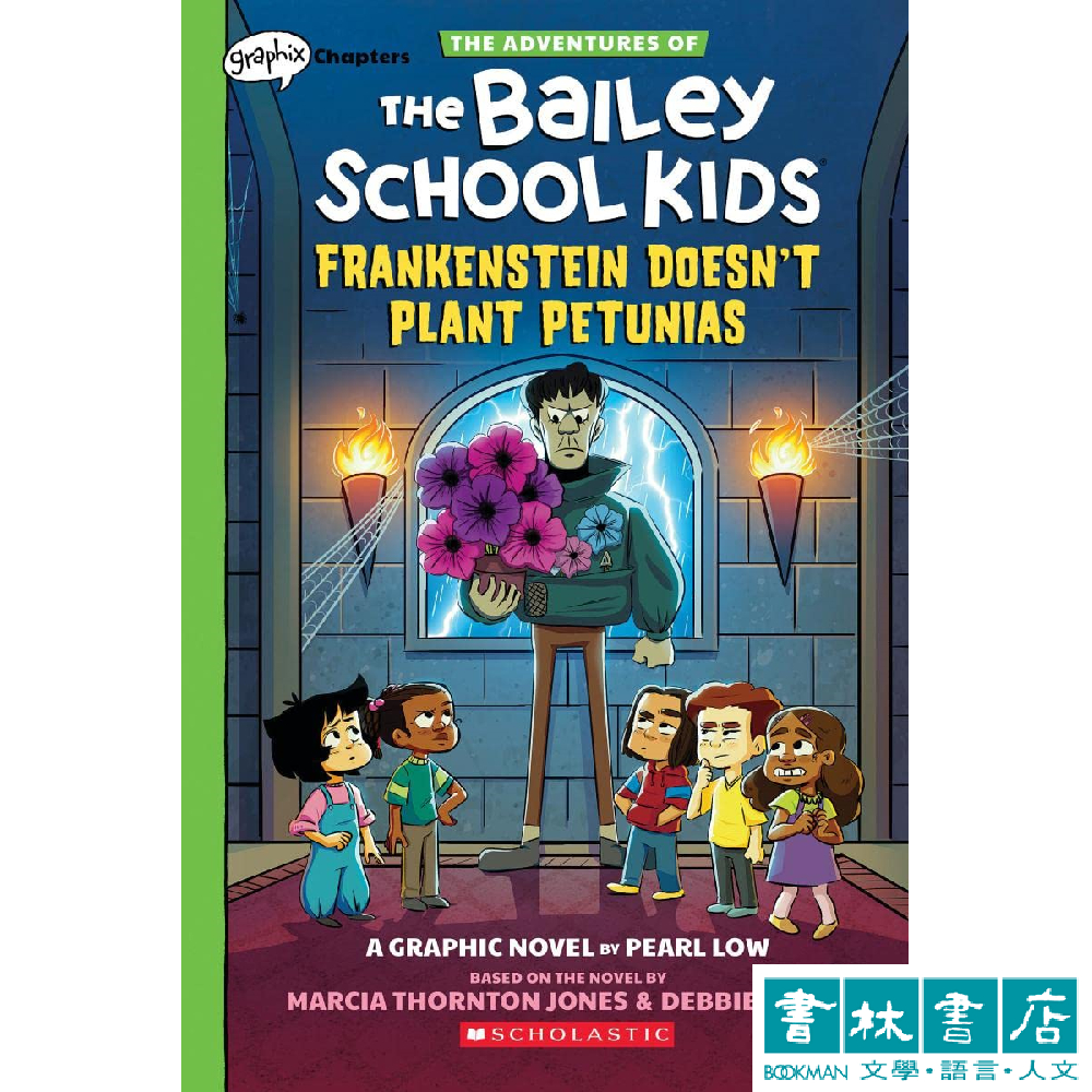 Frankenstein Doesn't Plant Petunias 英文圖像小說（英文漫畫）【Adventures of the Bailey School Kids 2】萬聖節讀本