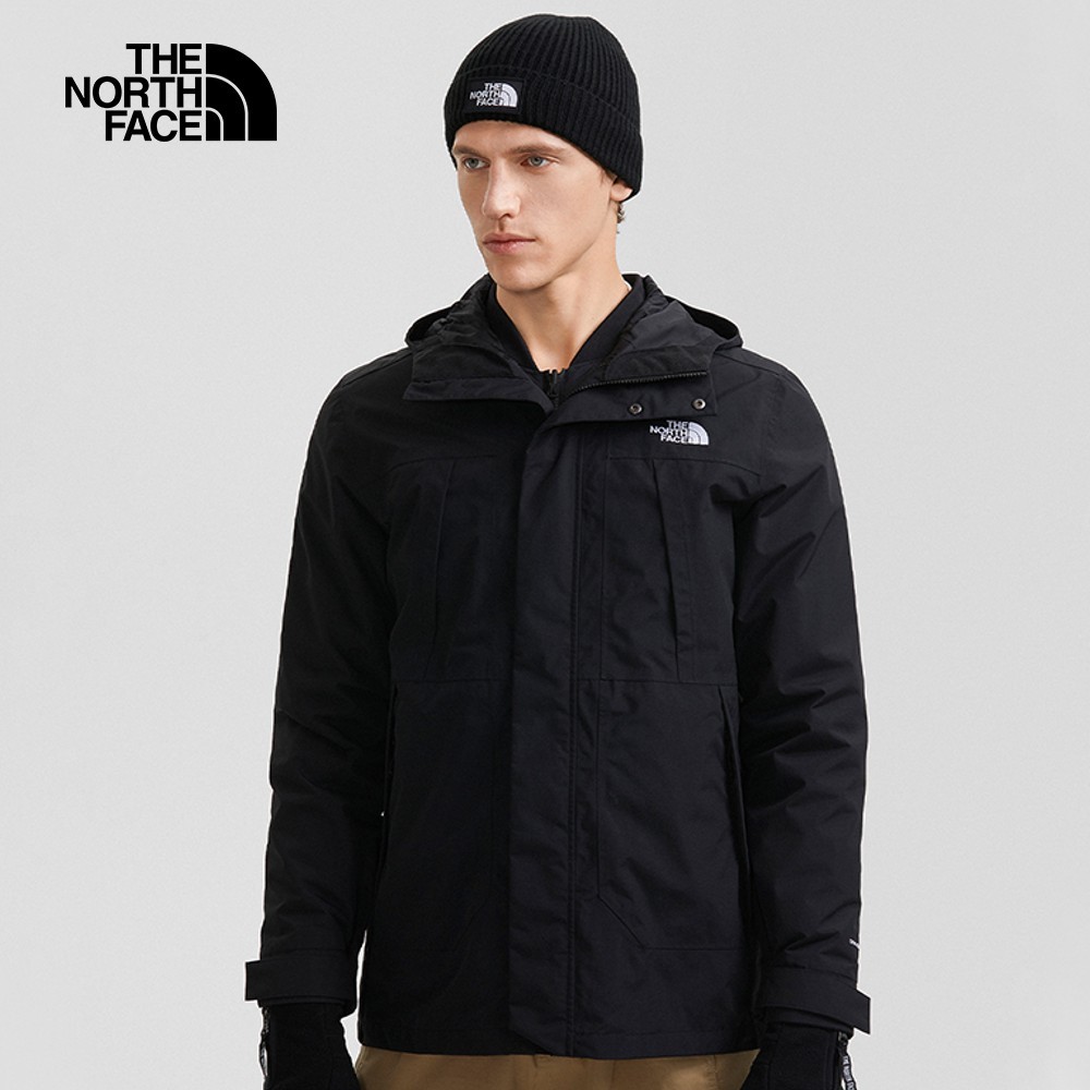 The North Face M MFO  男防水透氣保暖連帽三合一外套-黑-NF0A81NHJK3