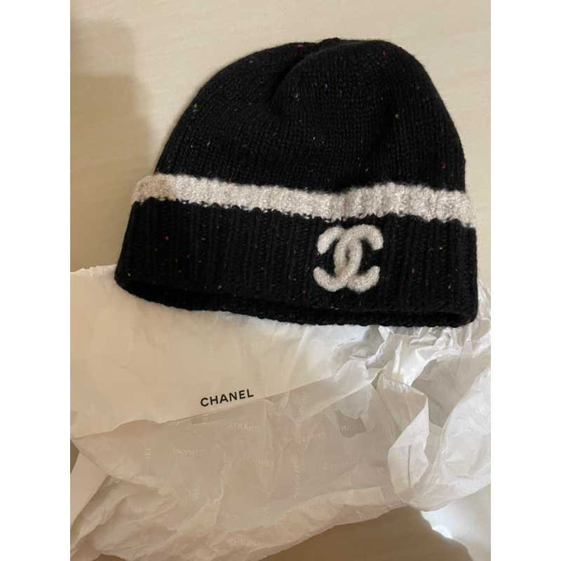 chanel 毛帽 全新