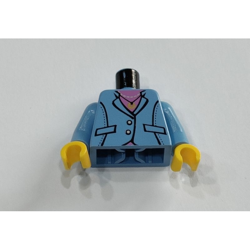 Lego 樂高 973px200c01 女生 藍夾克 人偶 人仔 身體 小針版 10182轉角咖啡廳 10190市場大街