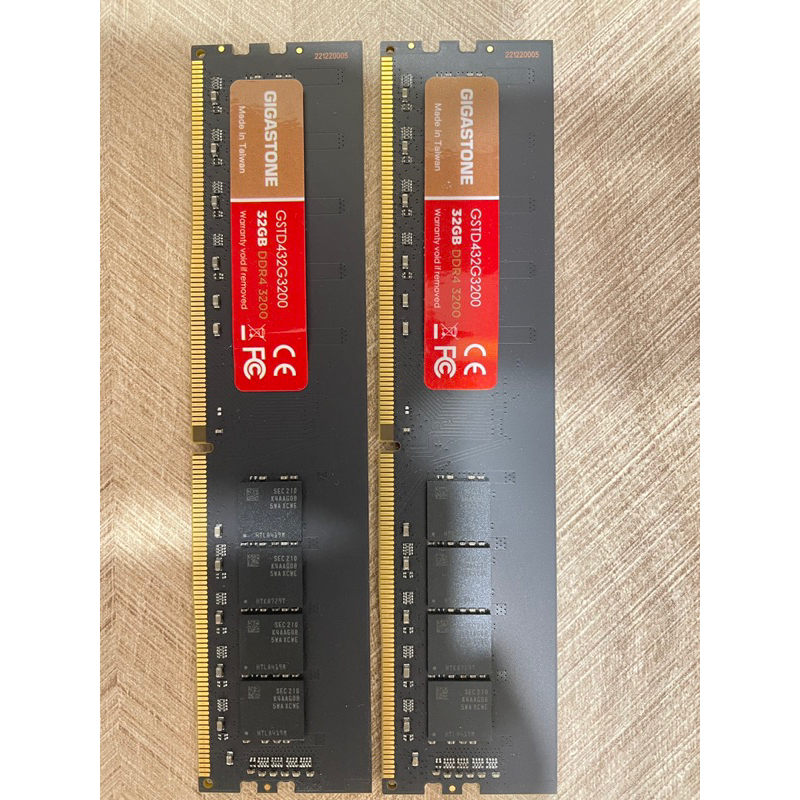 gigastone 32G*2 DDR4 3200 64G記憶體